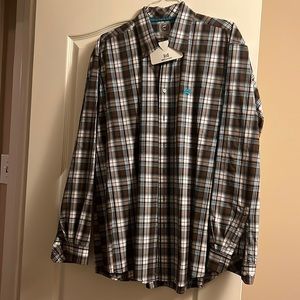 XL mens cinch button up lightly worn